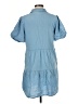 Dylan 100% Cotton Blue Casual Dress Size M - photo 2