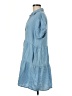 Dylan 100% Cotton Blue Casual Dress Size M - photo 5