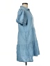 Dylan 100% Cotton Blue Casual Dress Size M - photo 4