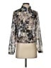 CAbi 100% Polyester Silver Long Sleeve Turtleneck Size XS - photo 1