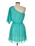 Cotton Candy Solid Teal Cocktail Dress Size M - photo 2