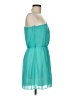 Cotton Candy Solid Teal Cocktail Dress Size M - photo 4