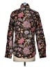 J. McLaughlin Floral Brown Black Long Sleeve Button-Down Shirt Size S - photo 2