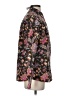 J. McLaughlin Floral Brown Black Long Sleeve Button-Down Shirt Size S - photo 4