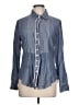 Cino 100% Cotton Blue Long Sleeve Button-Down Shirt Size L - photo 1