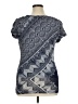 Deletta 100% Polyester Blue Short Sleeve Top Size XL - photo 2