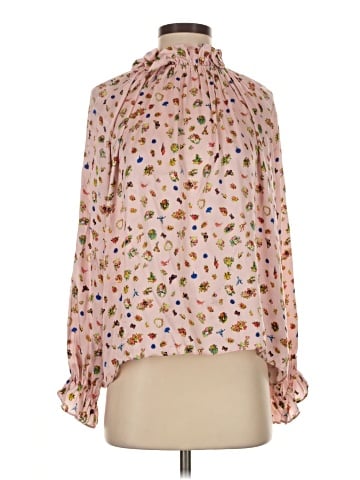 Cynthia Rowley Long Sleeve Silk Top (view 1)