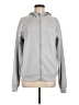 Adidas 100% Polyester Gray Zip Up Hoodie Size M - photo 1