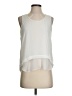 Rebecca Taylor 100% Polyester Ivory Sleeveless Blouse Size 2 - photo 1