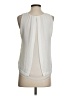 Rebecca Taylor 100% Polyester Ivory Sleeveless Blouse Size 2 - photo 2