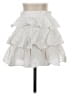 Shein Solid White Casual Skirt Size 2 - photo 1