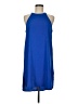 Adrienne Vittadini 100% Polyester Solid Blue Cocktail Dress Size M - photo 1