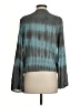 Blue Life 100% Rayon Teal Long Sleeve Blouse Size XS - photo 2