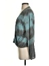 Blue Life 100% Rayon Teal Long Sleeve Blouse Size XS - photo 5