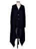Stella McCartney 100% Virgin Wool Color Block Solid Blue Poncho Size EU (IT) 40 / US 4 - photo 1