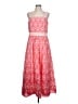Talbots Paisley Pink Red Casual Dress Size 12 - photo 1