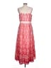 Talbots Paisley Pink Red Casual Dress Size 12 - photo 2