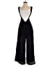 Final Touch Solid Black Jumpsuit Size S - photo 1