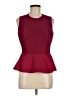 Carlisle Burgundy Sleeveless Blouse Size 8 - photo 1