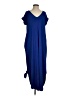 Entro Solid Blue Casual Dress Size S - photo 1