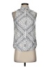 Divided by H&M 100% Viscose Silver Sleeveless Blouse Size 2 - photo 1