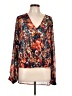 WAYF 100% Polyester Orange Long Sleeve Blouse Size L - photo 1