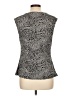Robert Louis Silver Sleeveless Blouse Size L - photo 2