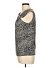 Robert Louis Silver Sleeveless Blouse Size L - photo 5