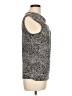 Robert Louis Silver Sleeveless Blouse Size L - photo 4