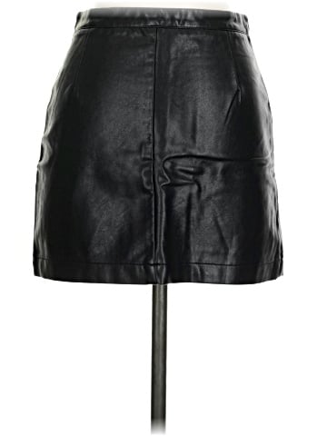 Shinestar Faux Leather Skirt (view 2)