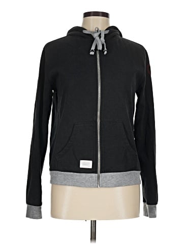 Peace Love World Zip Up Hoodie (view 1)