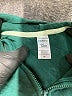 Carter's 100% Cotton Green Zip Up Hoodie 9-12 MO / 12 MO - photo 3