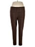 PASSPORTS Houndstooth Brown Casual Pants Size 2X - photo 1