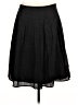 AB Studio 100% Cotton Solid Black Casual Skirt Size 12 - photo 1