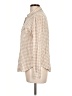 Old Navy 100% Cotton Houndstooth Tan Long Sleeve Button-Down Shirt Size L - photo 5