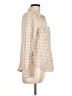 Old Navy 100% Cotton Houndstooth Tan Long Sleeve Button-Down Shirt Size L - photo 4