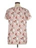 SimpleFun 100% Polyester Ivory Short Sleeve Blouse Size XL - photo 2