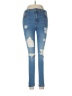 Aeropostale Hearts Blue Jeans Size 8S - photo 1