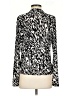 INC International Concepts Animal Print Silver Long Sleeve Blouse Size S - photo 2