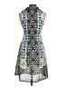 Sunny Leigh Print Blue Cocktail Dress Size S - photo 2