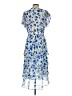 Vince Camuto 100% Polyester Blue Cocktail Dress Size S - photo 2