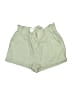 OAK + FORT Solid Green Shorts Size L - photo 1