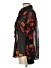 CAbi 100% Polyester Floral Black Long Sleeve Blouse Size XS - photo 5