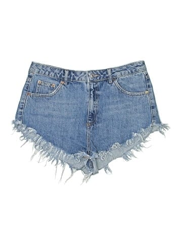 Topshop Denim Shorts (view 1)