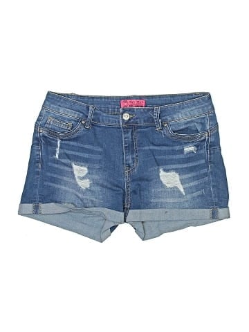 Wax Jean Denim Shorts (view 1)
