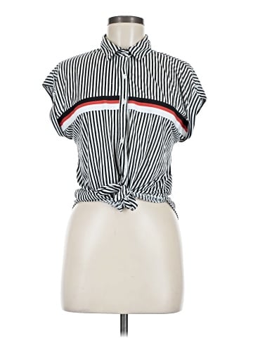 Almost Famous Short Sleeve Blouse (view 1)