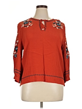 Garnet Hill 3/4 Sleeve Blouse
