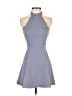 TOBI Solid Gray Cocktail Dress Size XS - photo 1