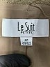 Le Suit 100% Polyester Tweed Tan Blazer Size 6 Petite - photo 6