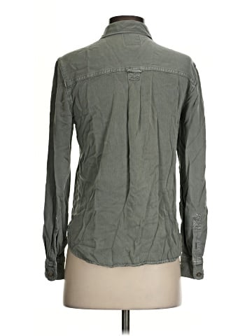 American Eagle Outfitters Long Sleeve Button-Down Shirt (view 2)